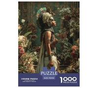 La Diosa egipcia 1000 Puzzle Adulto Rompecabezas Divertidos De Animales para Hombres Y Mujeres Reina Rompecabezas Familiar Clásicos para Adultos Y Niños A Partir70x50cm/1000pcs