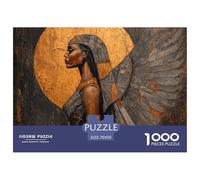 La Diosa egipcia 1000 Puzzle Adulto Rompecabezas Divertidos De Animales para Hombres Y Mujeres Reina Juguete De Desafío Educativo Clásicos para Adultos Y Niños A Partir70x50cm/1000pcs