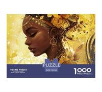 La Diosa egipcia Puzzle De 1000 Piezas para Adultos Rompecabezas DIY, Regalo, Diversión Reina Rompecabezas Familiar Clásicos para Adultos Y Niños A Partir 70x50cm/1000pcs