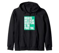 La disciplina de Color Verde Azulado Claro Aqua es la Etiqueta de Precio Aqua Sudadera con Capucha
