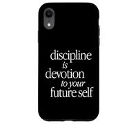 La disciplina es devoción Carcasa para iPhone XR