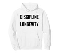 La disciplina es Igual a la longevidad Salud Vida Cotización Sudadera con Capucha