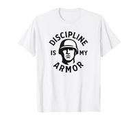 La disciplina es mi armadura. Motivación militar. Camiseta