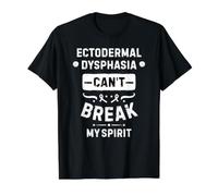 La disfasia ectodérmica no Puede Romper mi espíritu Camiseta gráfica económica, Hombre, Negro, M