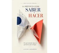 La distancia entre saber y hacer: Por qué entender algo no significa que lo hagas (Vivir con intención)