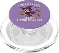 La Divertida Bruja de Halloween no me Hagas Conseguir mis Monos voladores PopSockets PopGrip para MagSafe