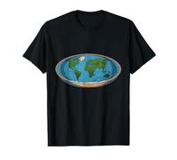 La divertida cita de Flat Earth me parece plana, se ve plana, significado Camiseta