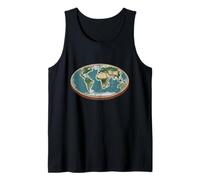 La divertida cita de Flat Earth me parece plana, se ve plana, significado Camiseta sin Mangas
