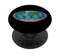 La divertida cita de Flat Earth me parece plana, se ve plana, significado PopSockets PopGrip Adhesivo