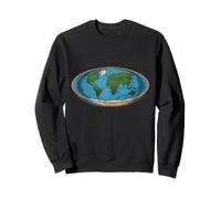 La divertida cita de Flat Earth me parece plana, se ve plana, significado Sudadera