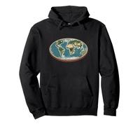 La divertida cita de Flat Earth me parece plana, se ve plana, significado Sudadera con Capucha
