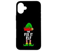 La Divertida Familia de Navidad Que combina The Fix It Elf Carcasa para iPhone 16 Plus