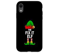 La Divertida Familia de Navidad Que combina The Fix It Elf Carcasa para iPhone XR
