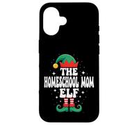 La Divertida Familia navideña de The Homeschool Mom Elf Carcasa para iPhone 16