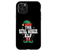 La Divertida Familia navideña de The Retail Worker Elf Carcasa para iPhone 11 Pro
