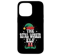 La Divertida Familia navideña de The Retail Worker Elf Carcasa para iPhone 14 Pro MAX