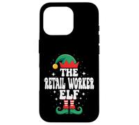 La Divertida Familia navideña de The Retail Worker Elf Carcasa para iPhone 16 Pro