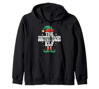 La Divertida Familia navideña de The Substitute Teacher Elf Sudadera con Capucha
