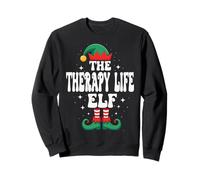 La Divertida Familia navideña de Therapy Life Elf Sudadera