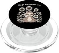 La Divertida ira de los Perezosos me Consume Flores PopSockets PopGrip para MagSafe