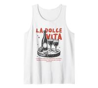 La Dolce Vita Buena Comida Buenas bebidas Camiseta sin Mangas