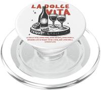 La Dolce Vita Buena Comida Buenas bebidas PopSockets PopGrip para MagSafe