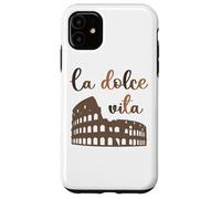 La Dolce Vita Coliseo Roma Italia Carcasa para iPhone 11