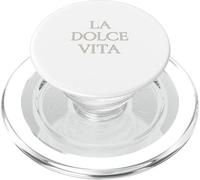 La Dolce Vita - Frase Minimalista en Italiano para una Vida Dulce PopSockets PopGrip para MagSafe
