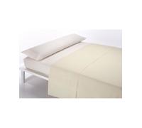 LA DOLCE VITA Sábana encimera Bella Donna 90 cm beige. Cama 90 cm