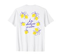 LA DOLCE VITA X Limones Italia Limone Limoncello Back Camiseta