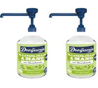 LA DROGUERIA - Lavavajillas a Mano Ecológico con Bicarbonato - 500ml (220 Lavados) - Detergente Líquido Desengrasante para Platos - Jabón Natural Concentrado para Pieles Sensibles con Dosificador