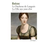 La Duchesse de Langeais, La Fille aux yeux d'or (Folio Series : 846)