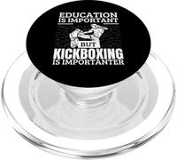 La educación de Kickboxer es Importante Kickboxing PopSockets PopGrip para MagSafe