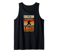 La educación es Importante El Karate es Importante Camiseta sin Mangas