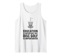 La educación es Importante, Pero el Golf de Disco es Importante Camiseta sin Mangas