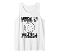 La educación es Importante, Pero el Voleibol es Importante Camiseta sin Mangas