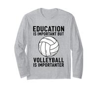 La educación es Importante, Pero el Voleibol es Importante Manga Larga