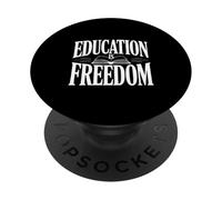 La educación es Libertad PopSockets PopGrip Adhesivo