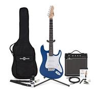 LA Electric Guitar Blue 15W Guitar Amp & Ultimate Accessory Pack