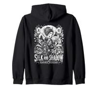 La Elegancia de la Seda y la Sombra Nunca Muere Geisha Sudadera con Capucha