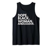 La embajadora de la Mujer Negra empoderó el Mes de la Historia Negra Camiseta sin Mangas