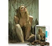 La Emperatriz Floreciente del Renacimiento, NINFA del Bosque, Rompecabezas de 1000 Piezas para Adolescentes, Juguete de desafío Mental, Pasatiempo Tranquilo, Corte preciso, Regalo Encantador 50x75cm