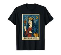 La Emperatriz Tarot Tarjeta gótica Halloween Grim Reaper Oculto Camiseta