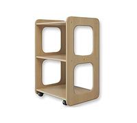 La Empresa GIMA 27443 Dante Madera Carro, 50 x 40 cm W x 77 cm H