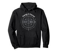 La energía es un diseño de ecuaciones sagradas Sudadera con Capucha