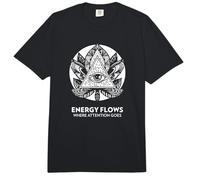 La energía Fluye Donde la atención va declaración Espiritual Comfort Colors Adult Heavyweight T-Shirt