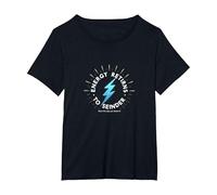 La energía regresa al remitente: Tenga el día Que se Merece Camiseta, Mujer Tallas Grandes, Negro, 4XL Grande