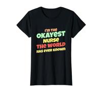 La Enfermera más Buena Que el Mundo ha Conocido Enfermera Divertida Camiseta gráfica económica, Mujer, Negro, XL