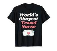 La Enfermera viajera más Buena del Mundo, Retro, Vintage y Divertida Camiseta