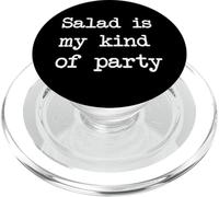 La ensalada es mi tipo de fiesta Ensaladas Divertidas Minimalista PopSockets PopGrip para MagSafe
